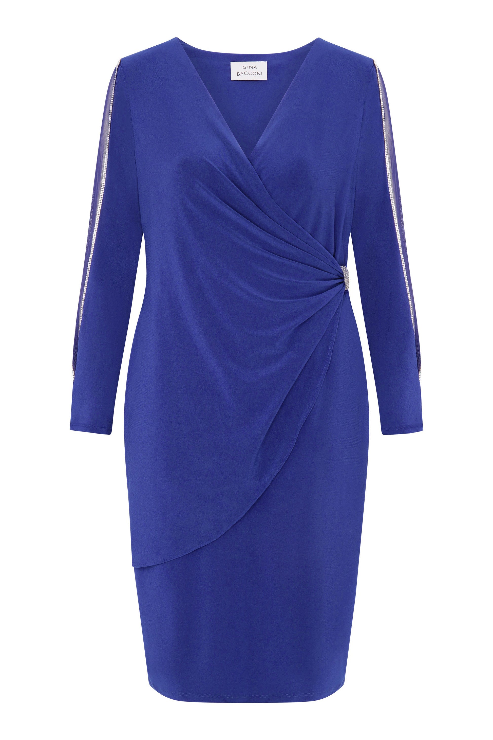  Ceri Jersey Dress With Diamante Detail