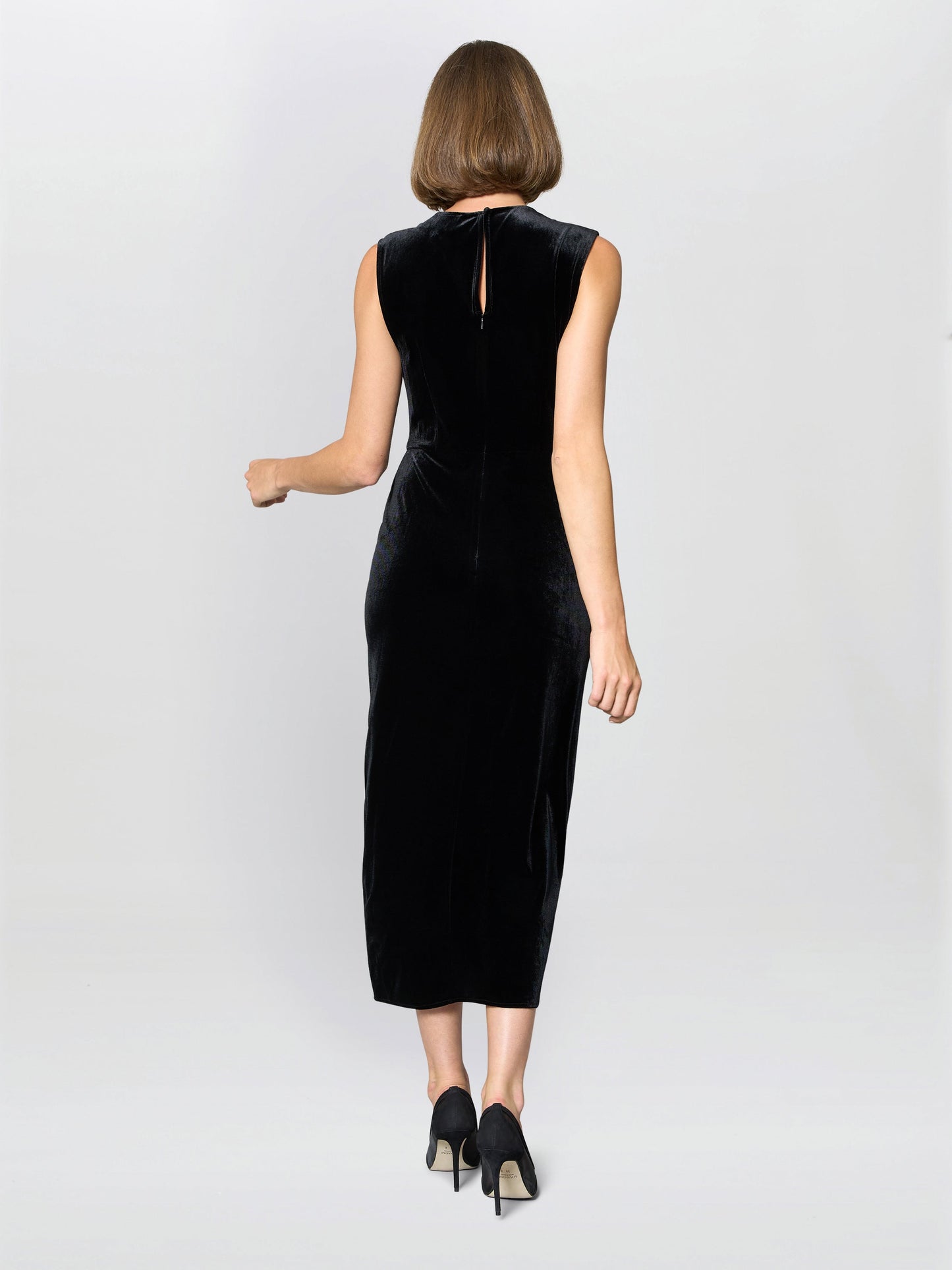  Claudine Velvet Midi Dress
