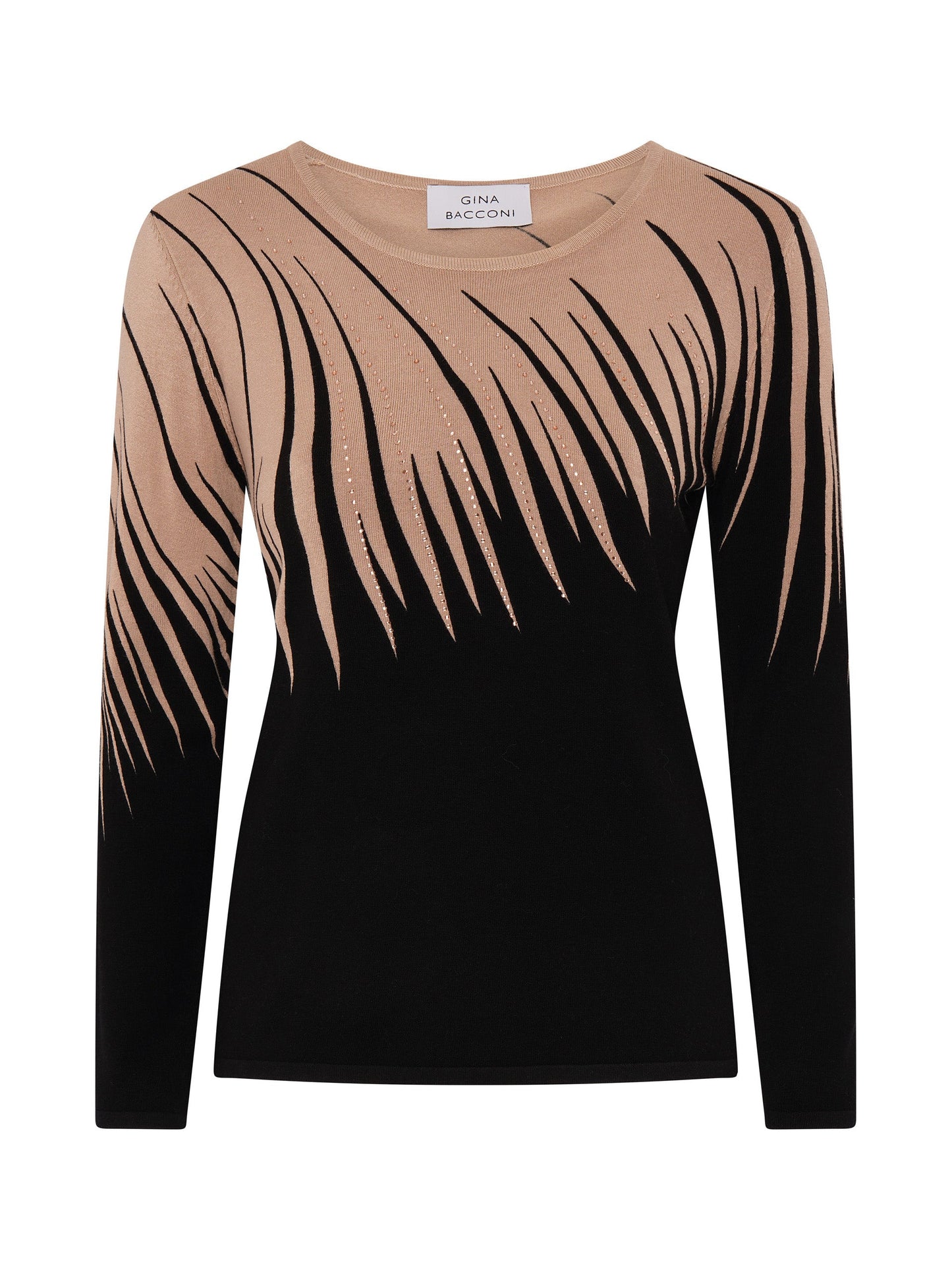  Neena Abstract Print Jumper