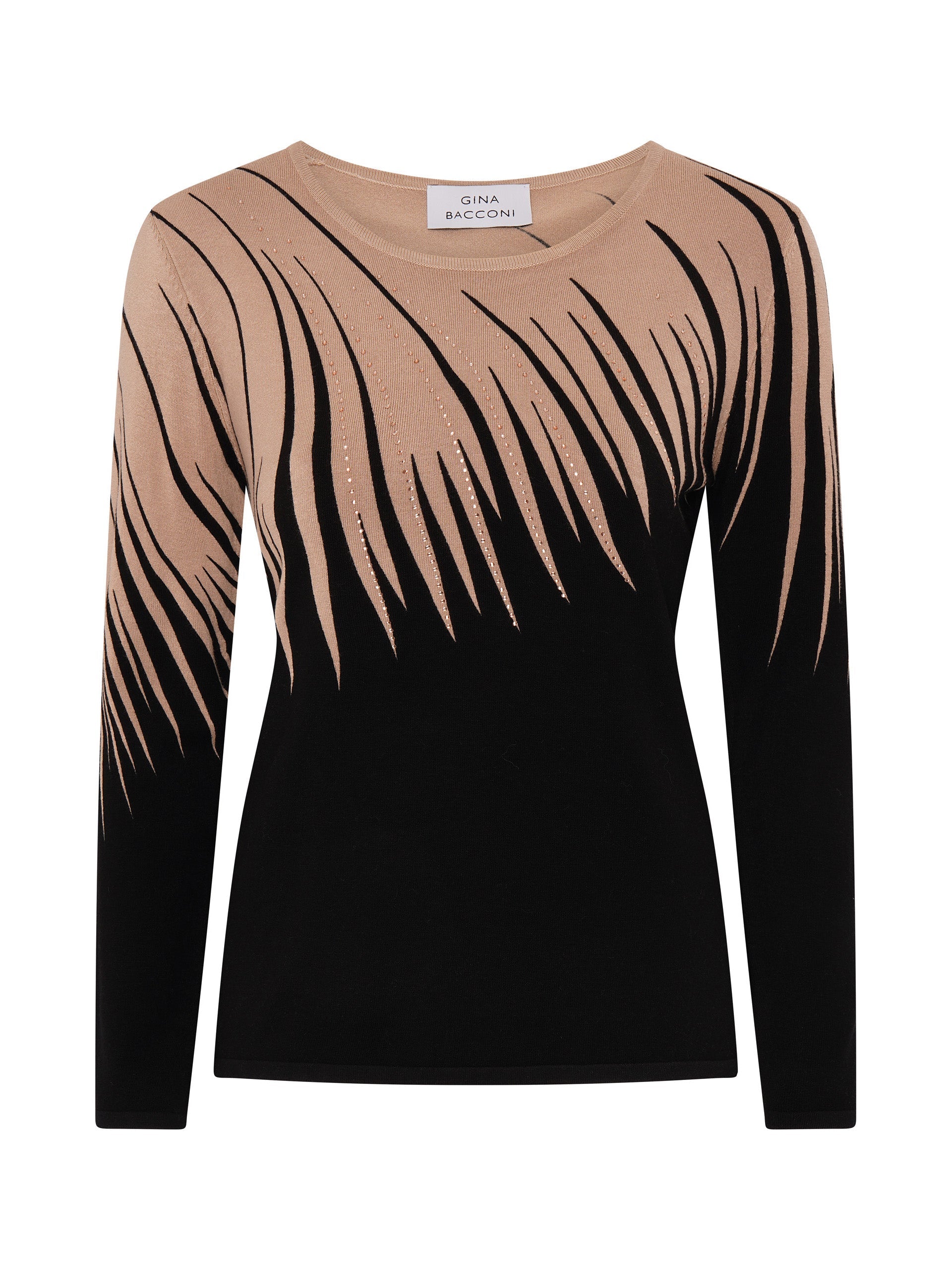  Neena Abstract Print Jumper