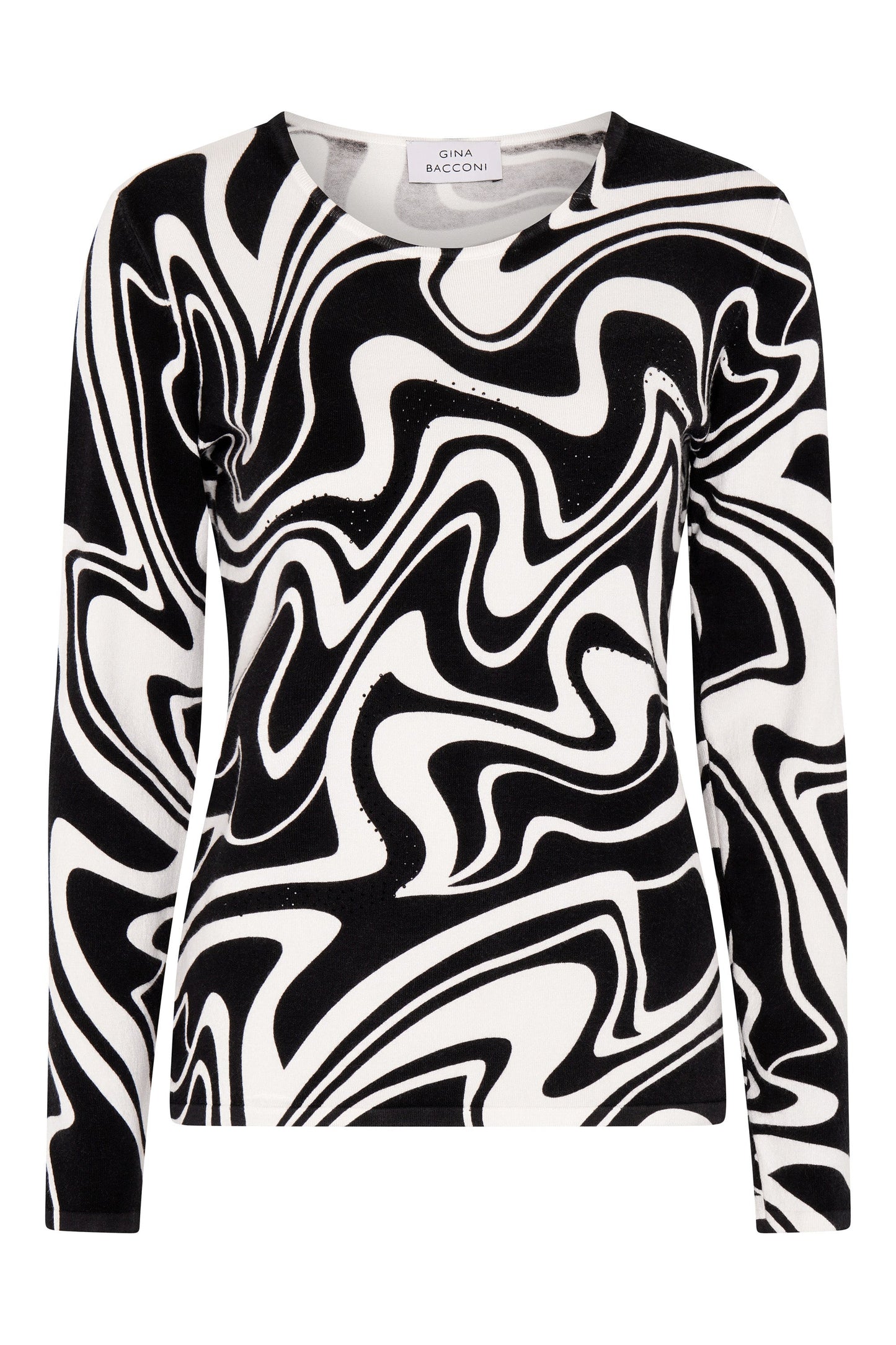  Nelia Abstract Print Jumper