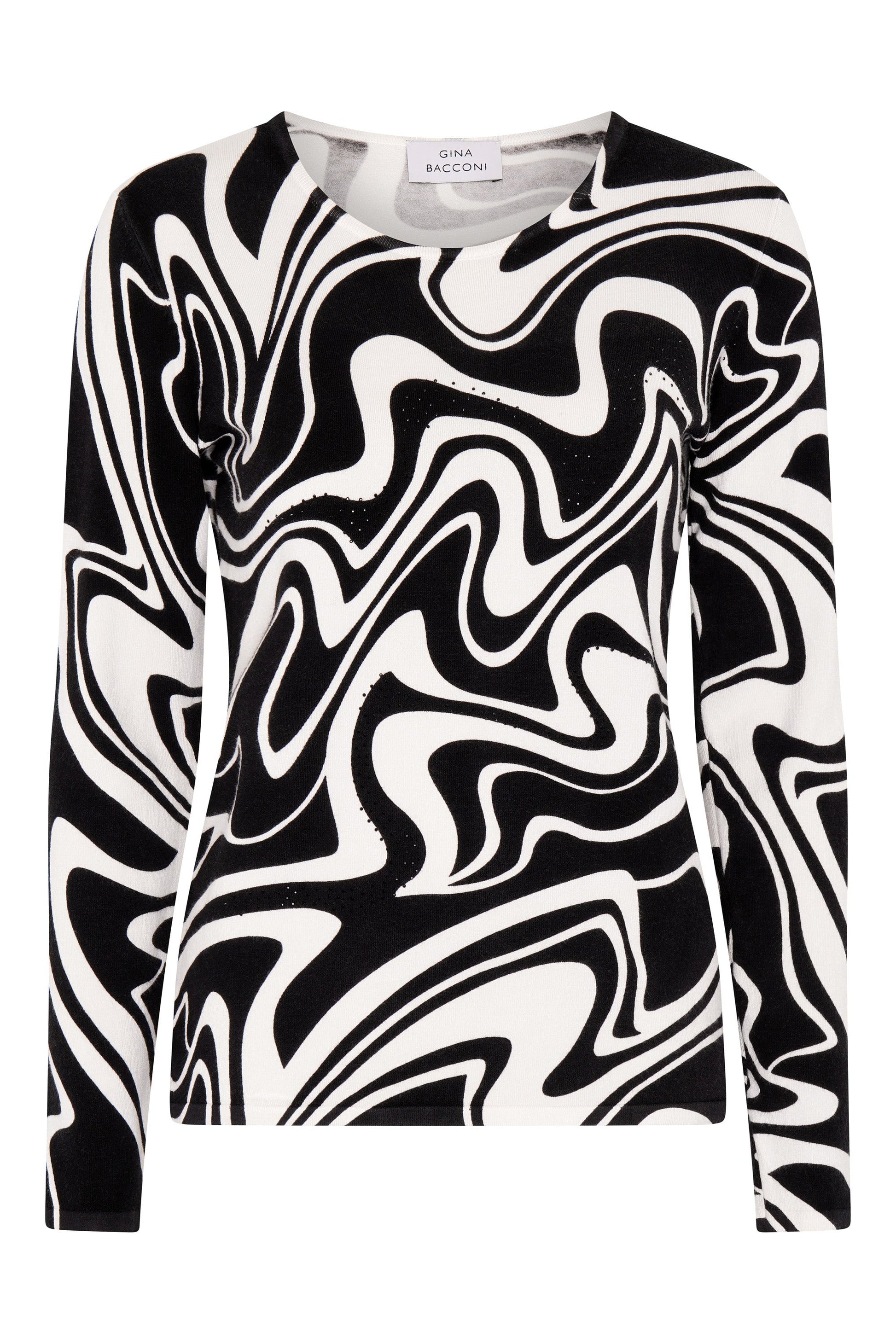 Nelia Abstract Print Jumper