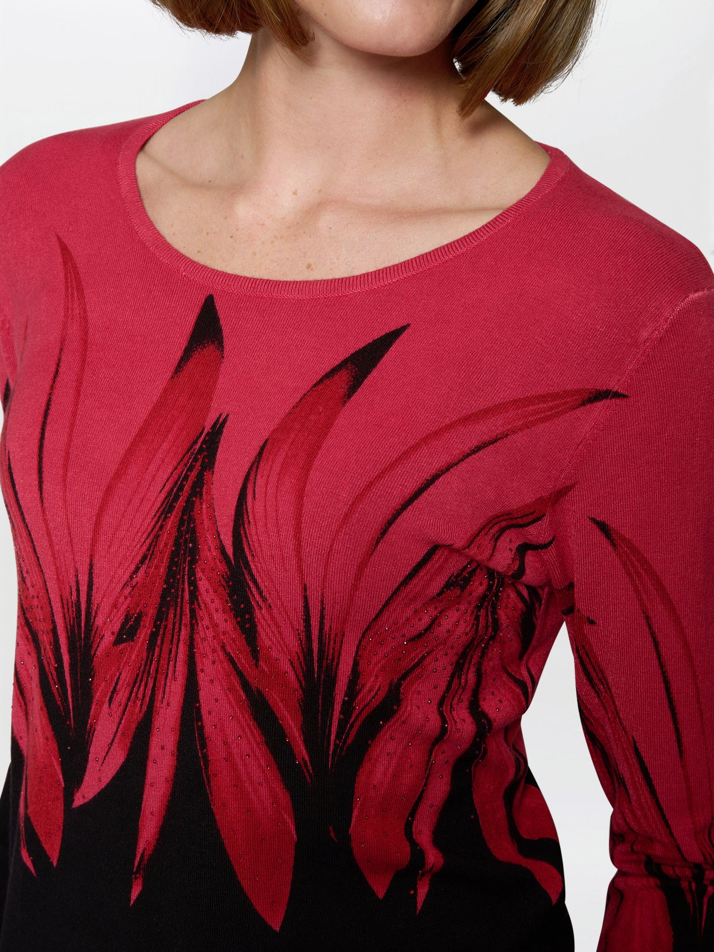  Nellie Floral Diamante Jumper