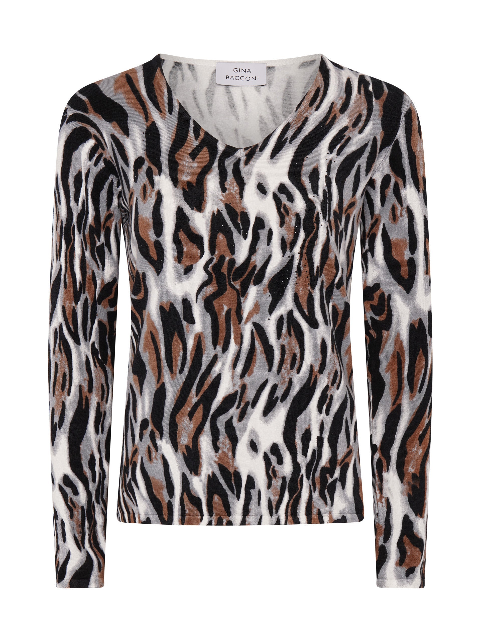  Nessa Animal Print Jumper