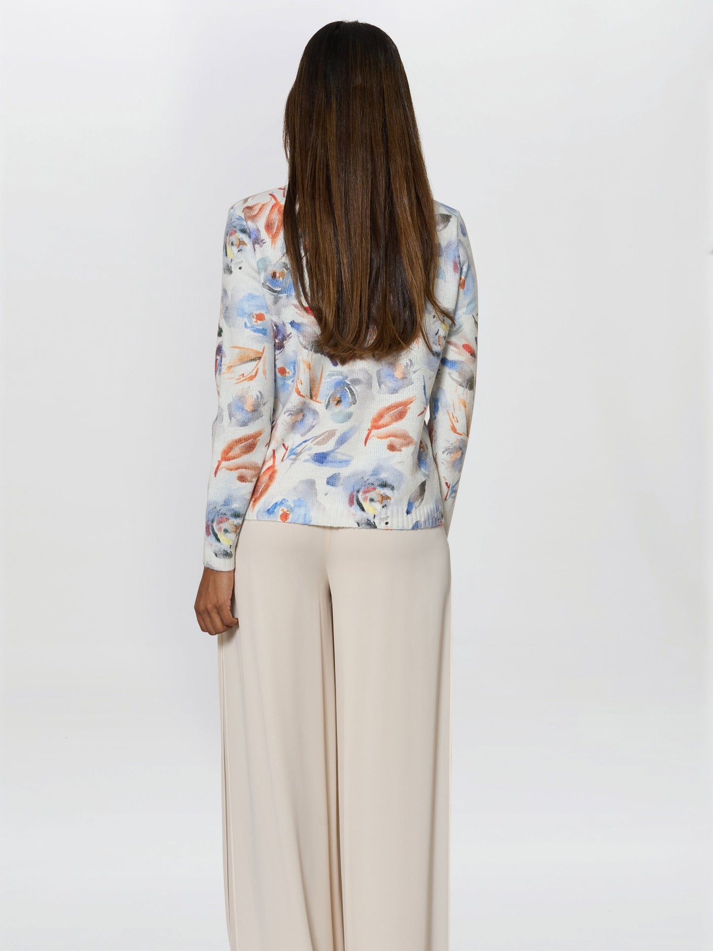  Lina Floral Knitted Jumper