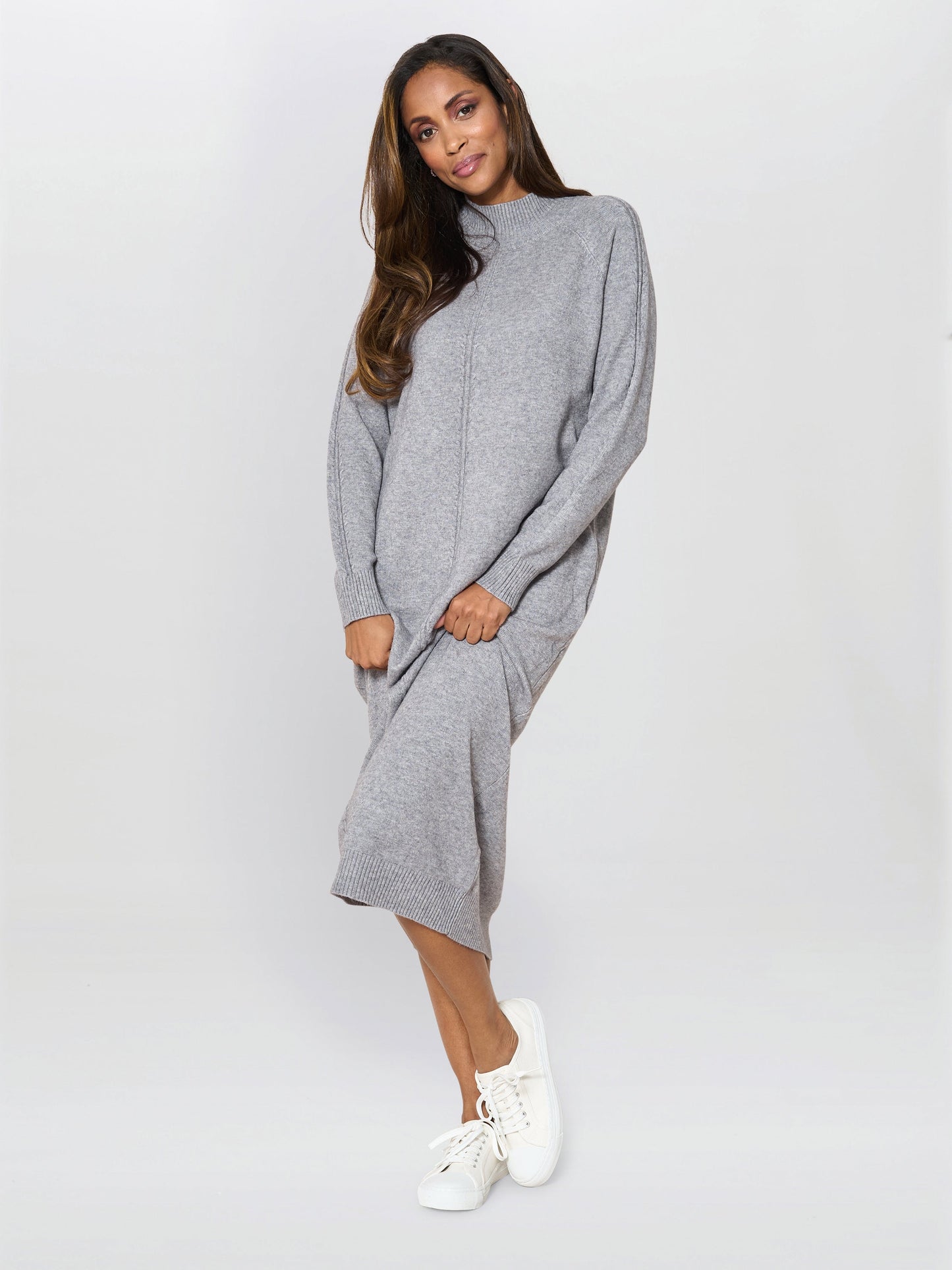  Natalya Knit Midi Dress