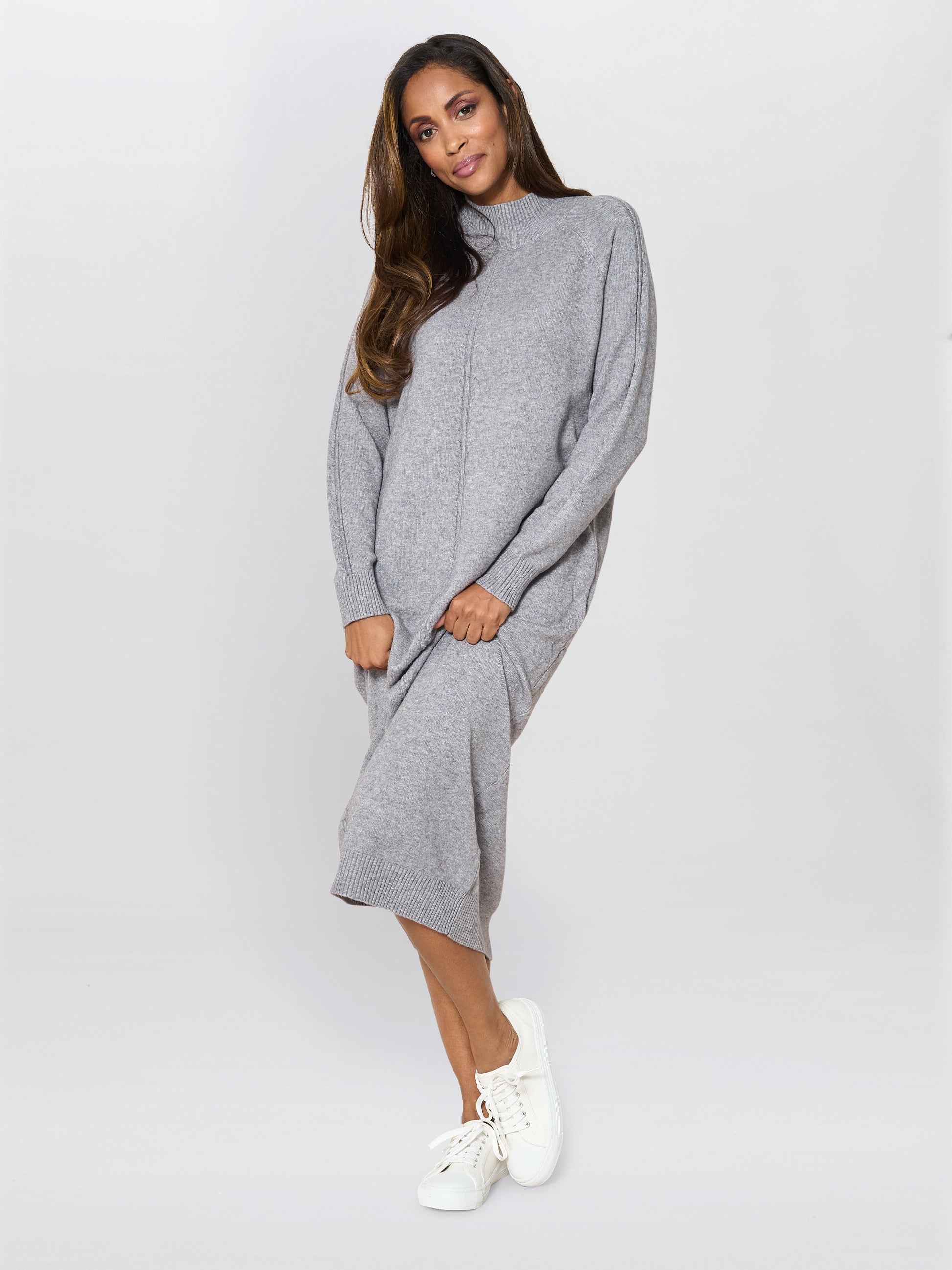  Natalya Knit Midi Dress