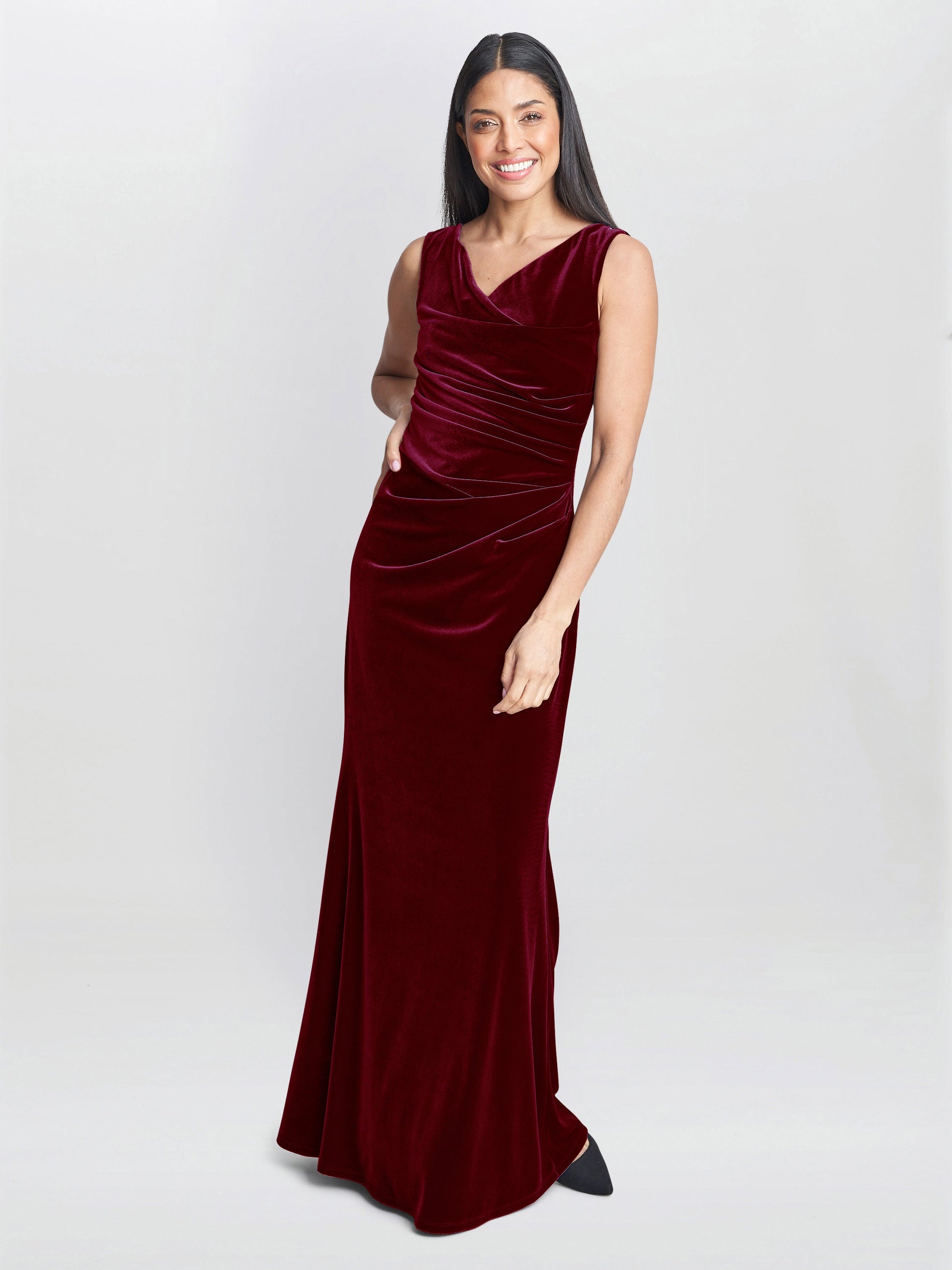  Selena Velvet Maxi Dress
