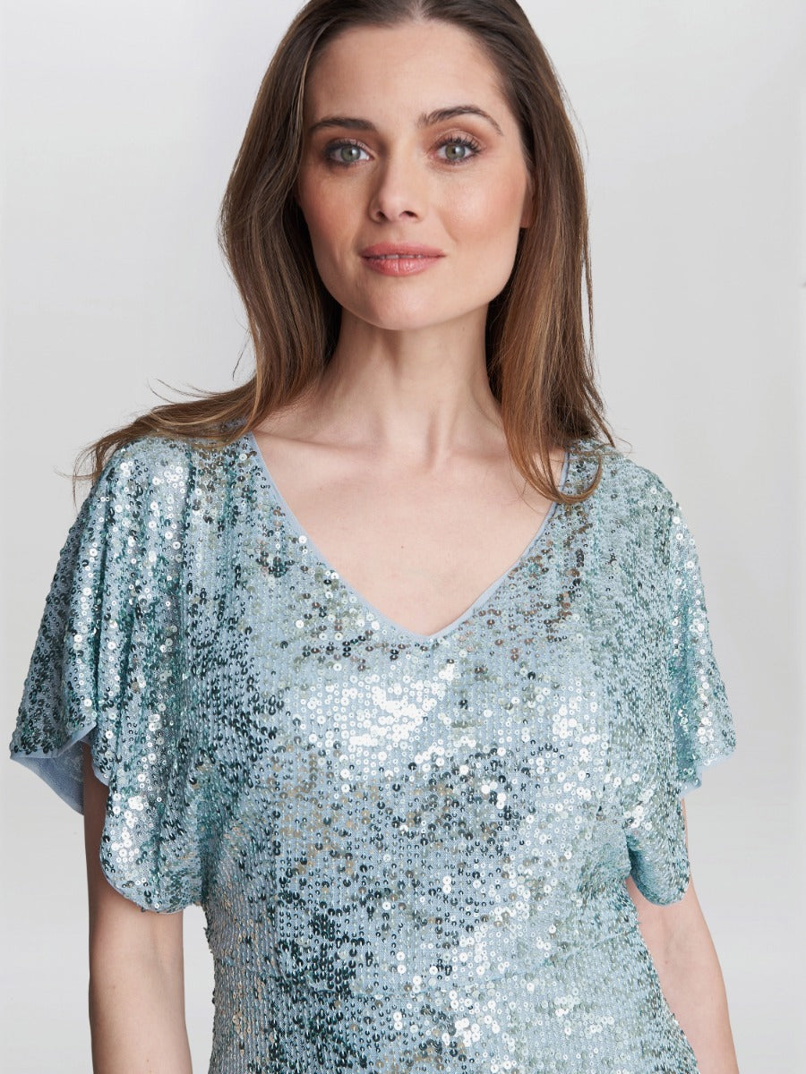  Courtney Maxi Sequin Dress