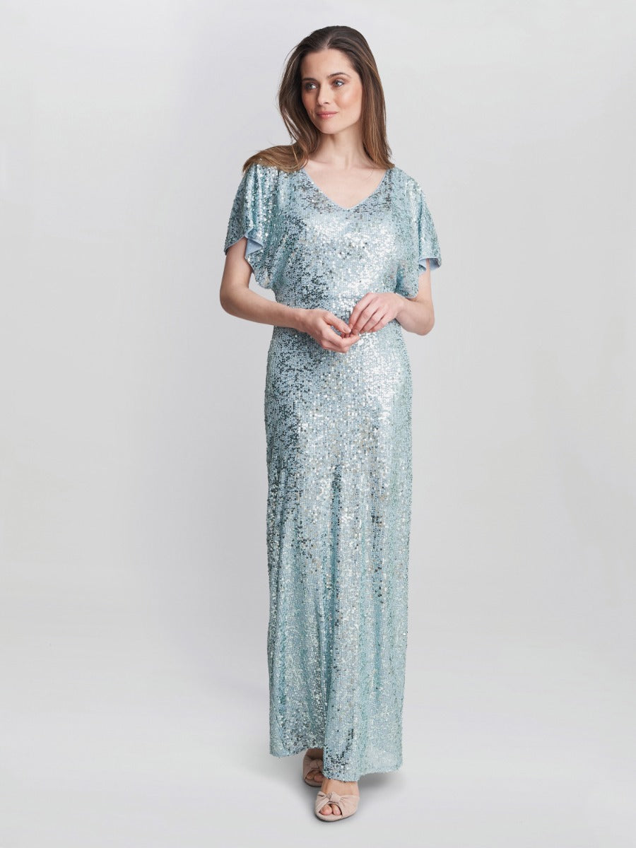  Courtney Maxi Sequin Dress