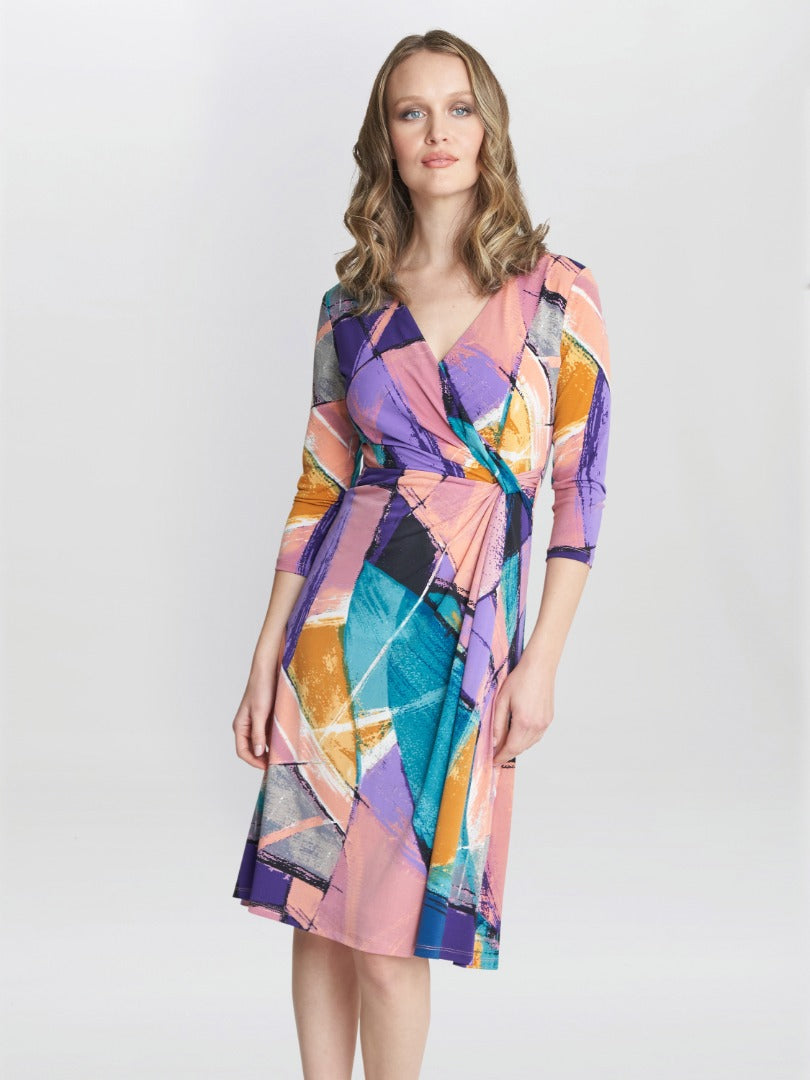  Becky Jersey Wrap Dress