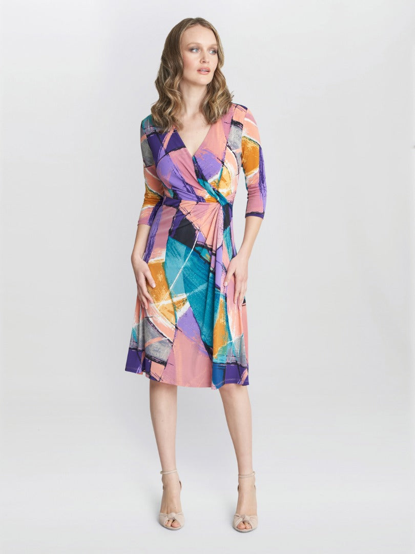  Becky Jersey Wrap Dress