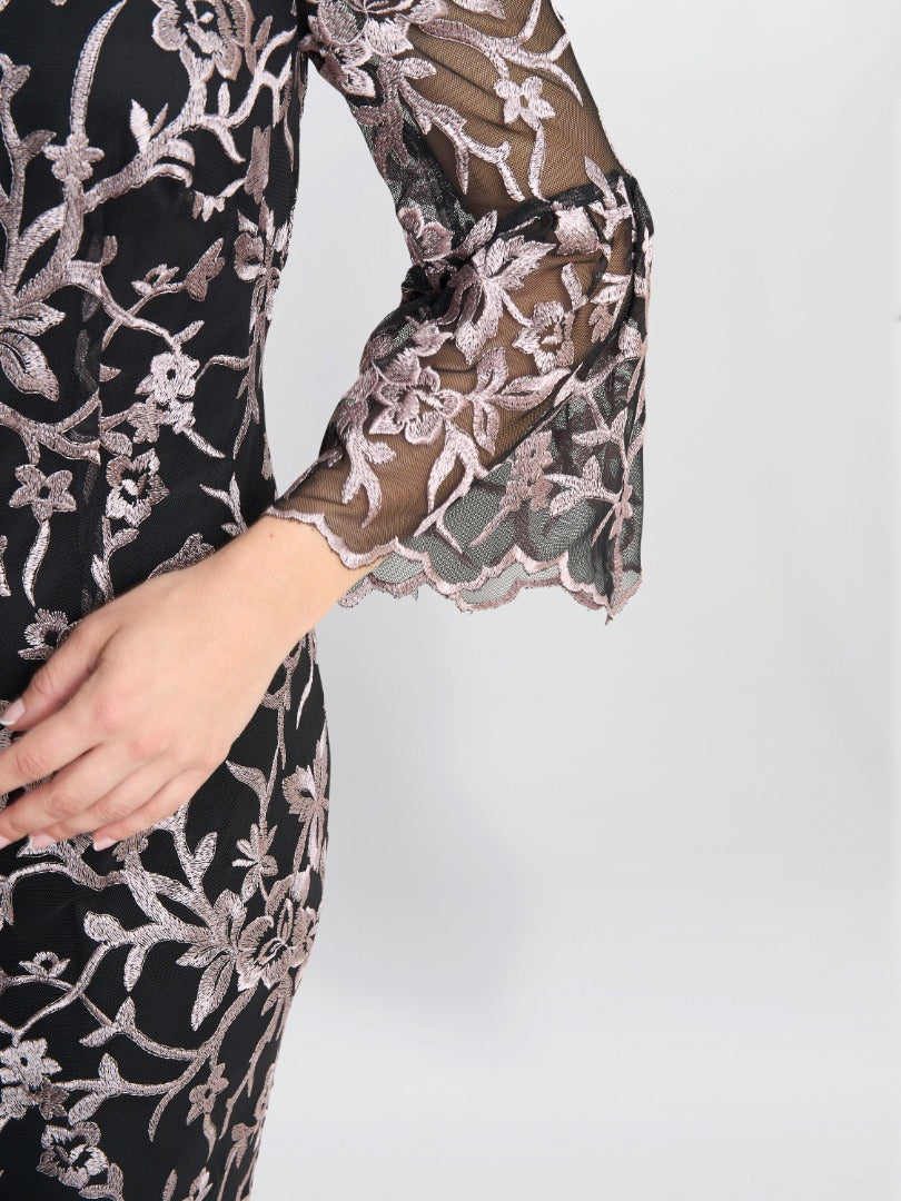  Maxine Embroidered Shift Dress