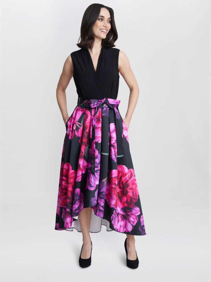  Annabelle Printed High Low Dress