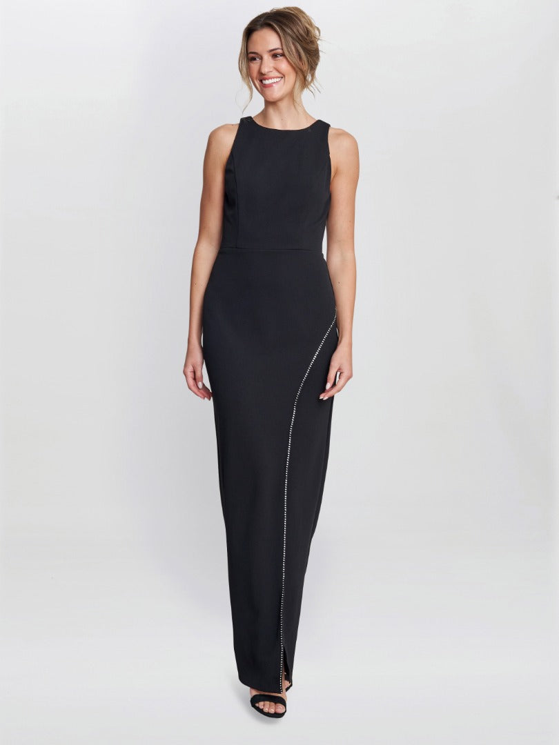  Esmeralda Sleeveless Column Maxi Dress
