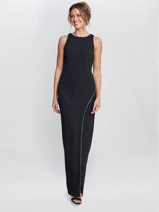  Esmeralda Sleeveless Column Maxi Dress