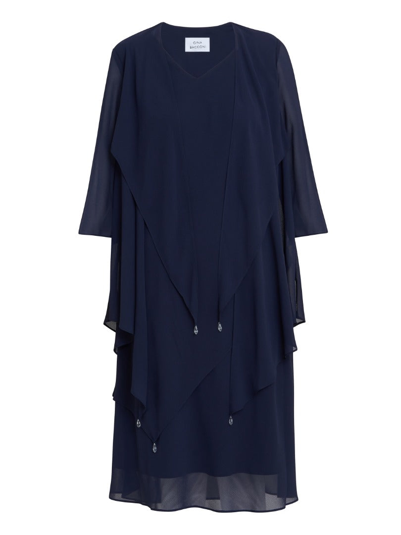  Rita 2 Piece Tiered Dress And Jacket