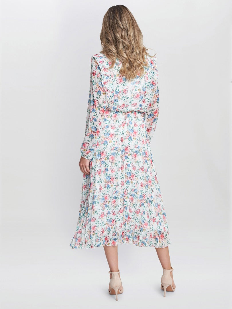  Chantelle Pleated Frill Dress