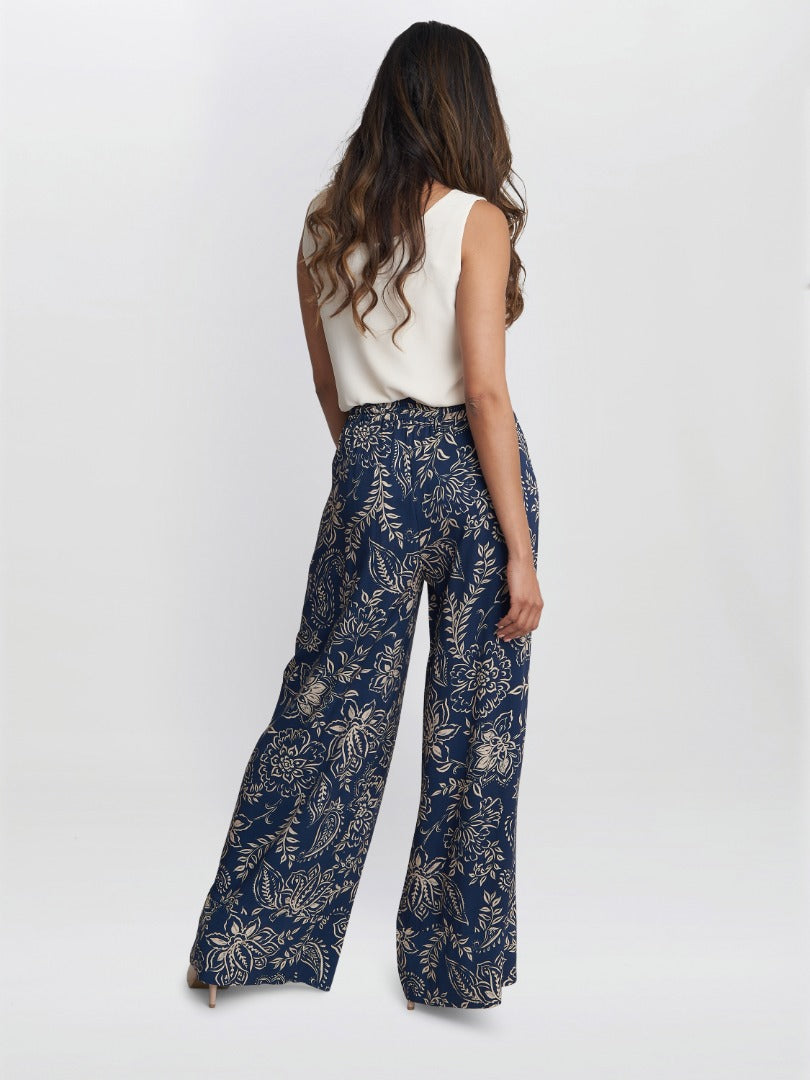  Aruna Wide Leg Pull On Trouser