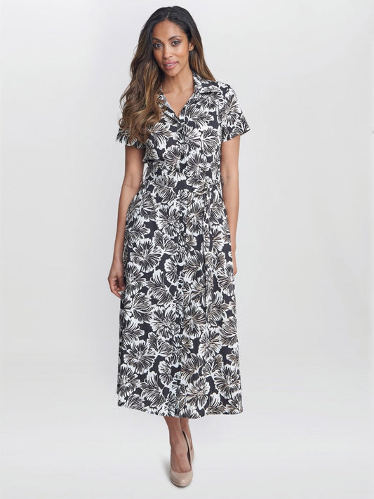  Ivonne Short Sleeve Shirt Dress