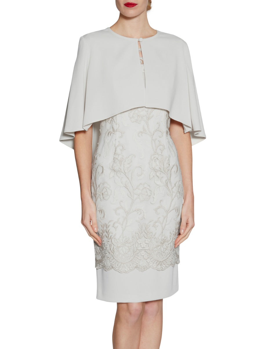  Moss Crepe Cape