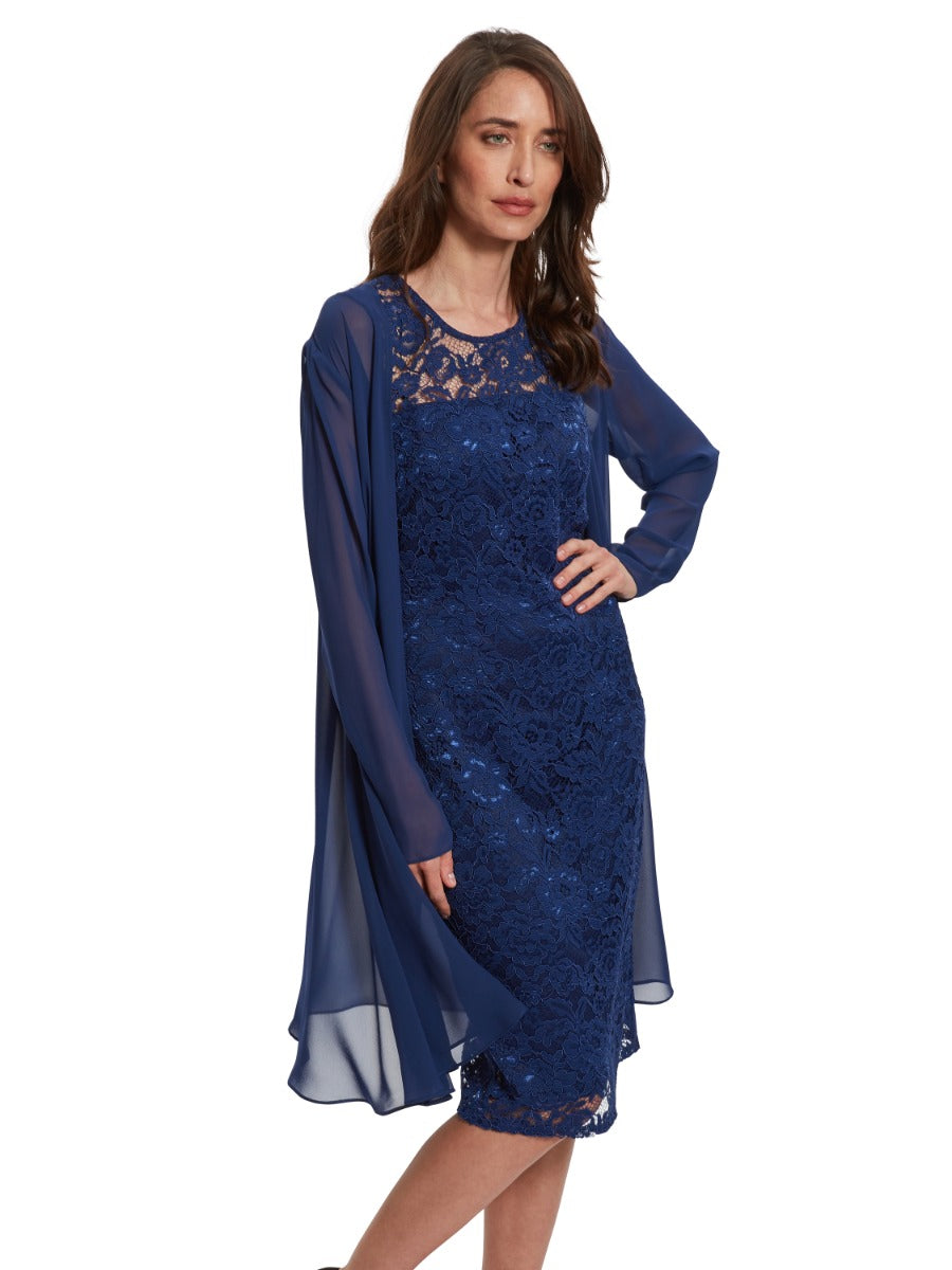  Long Chiffon Jacket