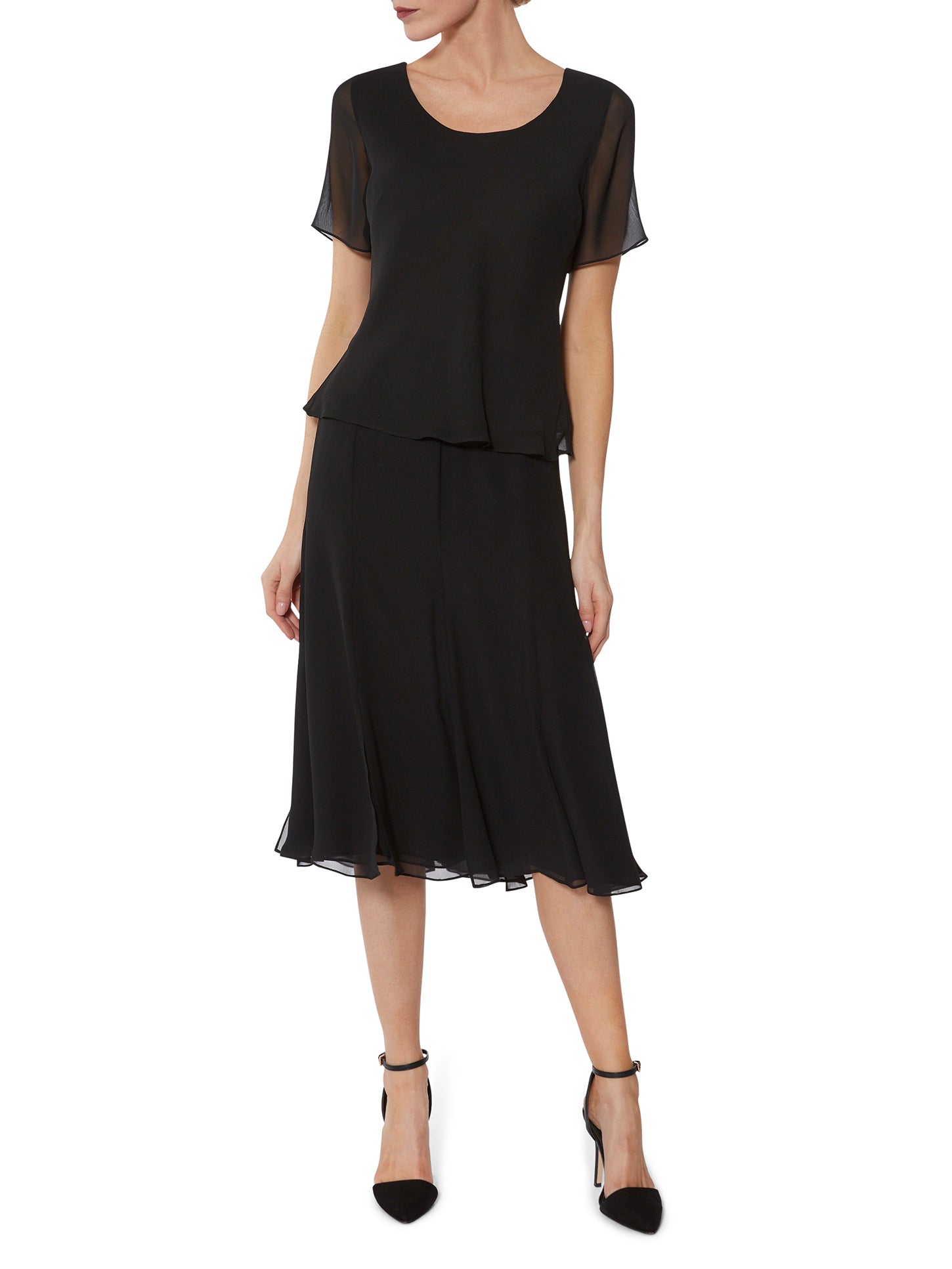  Chiffon Triple Layer Skirt
