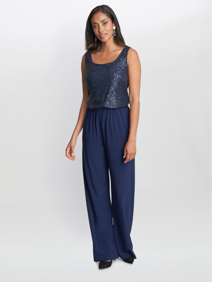  Sharlene Matte Jersey Straight Leg Trouser