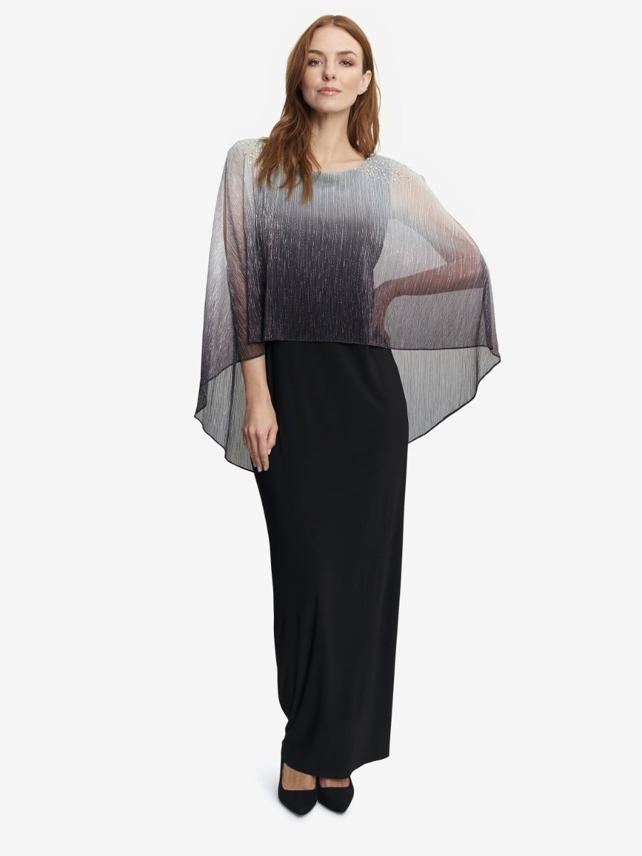  Avigail Long Ombre Popover Dress With Beading Detail