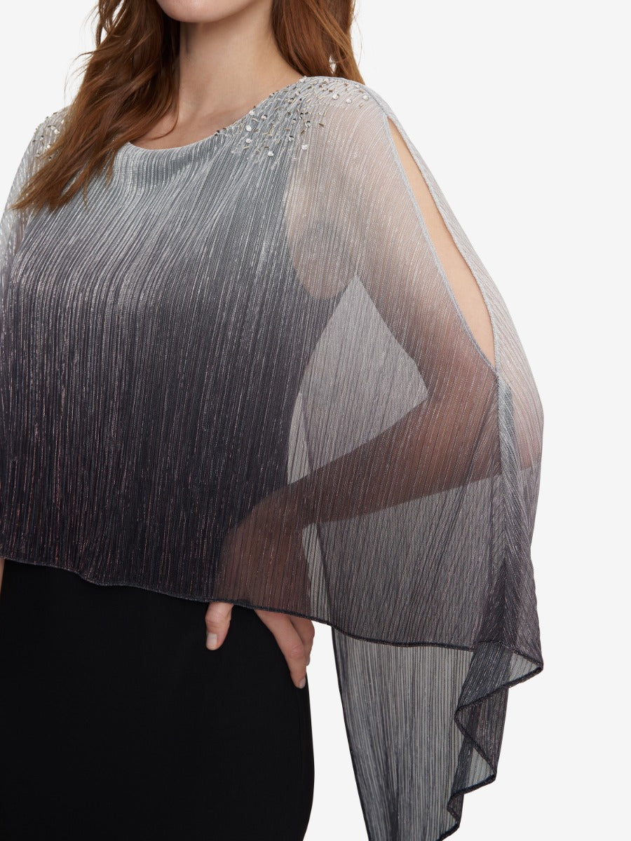  Avigail Long Ombre Popover Dress With Beading Detail