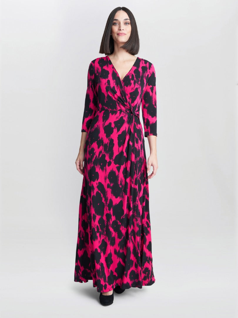  Debra Jersey Wrap Maxi Dress
