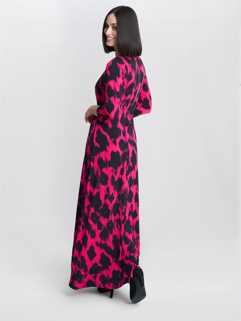  Debra Jersey Wrap Maxi Dress