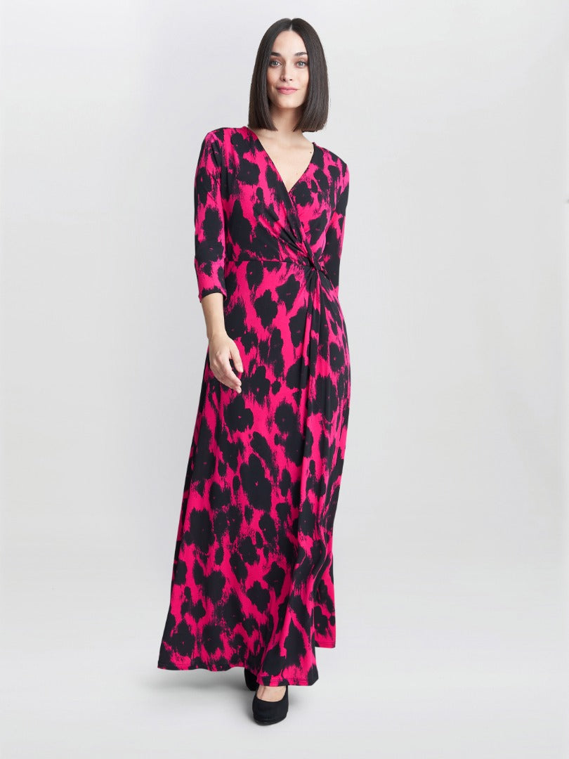  Debra Jersey Wrap Maxi Dress