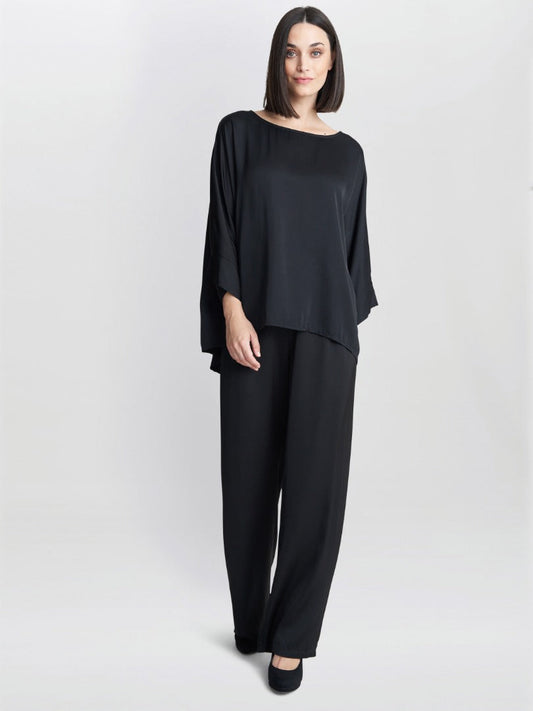  Berenice Washed Satin Look Pull On Blouse