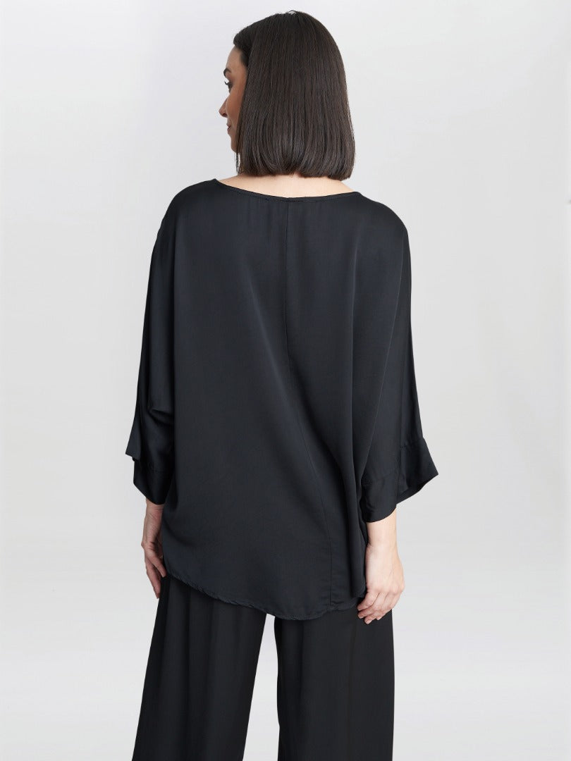 Berenice Washed Satin Look Pull On Blouse