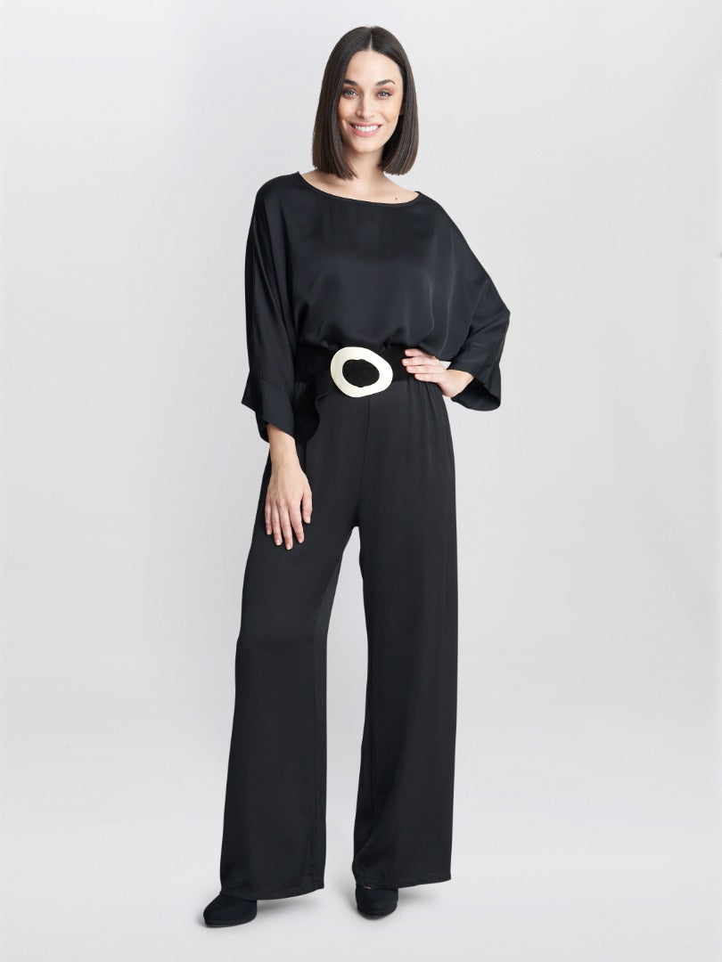 Berenice Washed Satin Look Pull On Blouse