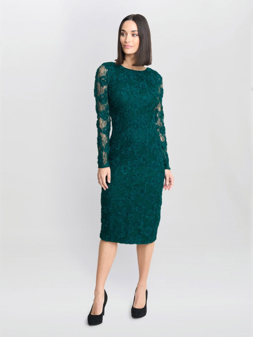  Scarlett Corded Floral Lace Dress